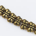 8mm Antique Gold Butterfly Bead (2 Pcs) #MPB147