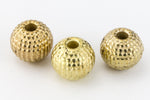 6mm Gold Round Sand Bead #MPC014-General Bead