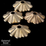 10mm Bright Gold Grooved Rondelle (25 Pcs) #MPC031-General Bead