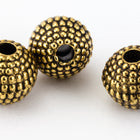6mm Antique Gold Round Sand Bead #MPD014-General Bead