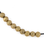 6mm Antique Gold Round Sand Bead #MPD014-General Bead