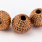 6mm Copper Round Sand Bead #MPE014-General Bead