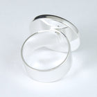 25mm Silver Tone Ring Base #MRB017-General Bead