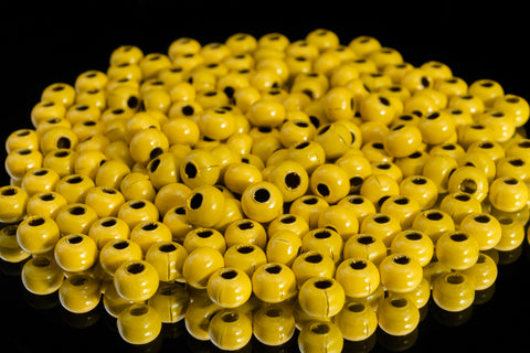 8/0 Yellow Metal Seed Bead