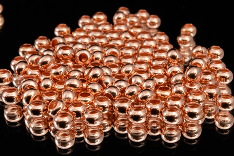 8/0 Copper Plated Metal Seed Bead
