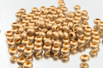 6/0 Matte Gilding Metal Plated Metal Seed Bead #MTB012