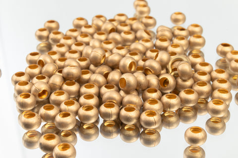 15/0 Matte Gilding Metal Plated Metal Seed Bead