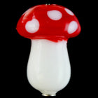 14mm Red Glass Mushroom #MUSH001-General Bead