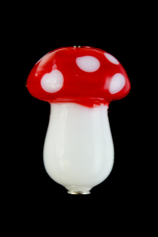 14mm Red Glass Mushroom #MUSH001-General Bead