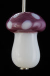 14mm Purple Glass Mushroom #MUSH005-General Bead