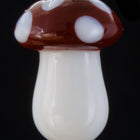 14mm Brown Glass Mushroom #MUSH006-General Bead