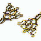 25mm Antique Brass Filigree Chandelier #NBF010-General Bead
