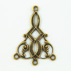 25mm Antique Brass Filigree Chandelier #NBF010-General Bead