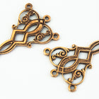 25mm Antique Copper Filigree Chandelier #NBF011-General Bead