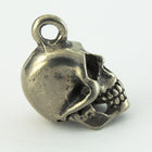 28mm Pewter Skull Charm #NBS004-General Bead