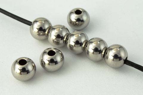 3mm Stainless Steel Round Bead #NBS007-General Bead