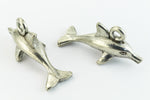 22mm Pewter Dolphin Charm #NBS015-General Bead