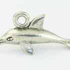22mm Pewter Dolphin Charm #NBS015-General Bead