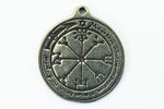 34mm Pewter Protection Charm #NBS024-General Bead