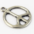 26mm Pewter Peace Sign Charm #NBS027-General Bead