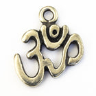 23mm Pewter Om Charm #NBS034-General Bead