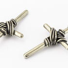 43mm Pewter Wrapped Cross #NBS036-General Bead