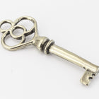 52mm Pewter Skeleton Key Charm #NBS039-General Bead