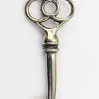 52mm Pewter Skeleton Key Charm #NBS039-General Bead