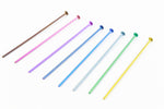 1.5" 21 Gauge Color Mix Niobium Head Pin (48 Pcs) #NFX014-General Bead