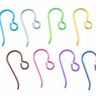 20mm Baby Blue Niobium Shepherd Hook Ear Wire #NFC017-General Bead