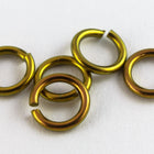 5mm Yellow Niobium Jump Ring 20 Gauge #NFA015-5-General Bead