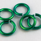 4mm Green Niobium Jump Ring 20 Gauge #NFB015-4-General Bead