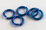 6mm Color Mix Niobium Jump Ring 20 Gauge (96 Pcs) #NFX015-6-General Bead