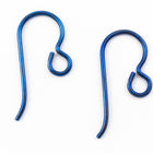 20mm Dark Blue Niobium Shepherd Hook Ear Wire #NFE017-General Bead