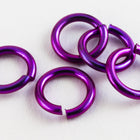 5mm Purple Niobium Jump Ring 20 Gauge #NFF015-5-General Bead
