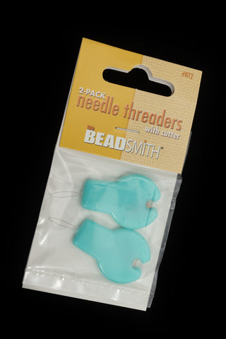 Beadsmith Needle Threader w/ Cutter (2 Pcs) #TLB024