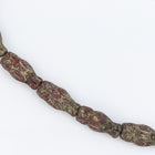 15mm Dark Coral Picasso Owl Bead #OWL001-General Bead