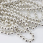 60" Strand 6mm Silver Plastic Pearls #PAF003-General Bead