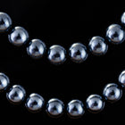 60" Strand 8mm Gunmetal Plastic Pearls #PAH009-General Bead