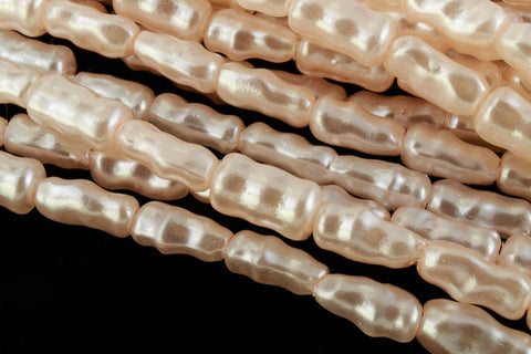 30" Strand 4mm x 7mm Rose "Biwa" Style Faux Pearls #PBW007-General Bead