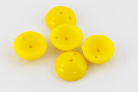 4mm x 8mm Opaque Yellow Piggy Bead (50 Pcs) #PIG018-General Bead