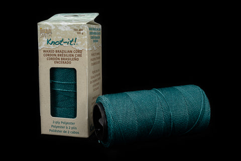 Sea Green Knot-it! Waxed Brazilian Poly Cord (144 Meter) #CDY021