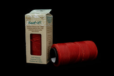 Terracotta Knot-it! Waxed Brazilian Poly Cord (144 Meter) #CDY024