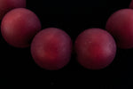 12mm Cranberry Polaris Bead (10 Pcs) #POL007-General Bead