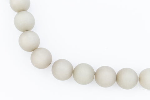 12mm Light Gray Polaris Bead (10 Pcs) #POL009-General Bead