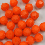 Orange Quality Plastic Faceted Bead-General Bead