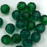 Emerald Quality Plastic Faceted Bead-General Bead