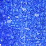 Transparent Dark Sapphire Quality Plastic Faceted Bead-General Bead