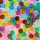 Beadery Transparent Multi Faceted Round Bead Mix (4mm, 6mm, 8mm, 10mm, 12mm)-General Bead