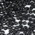 Black Quality Plastic Faceted Bead-General Bead